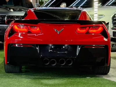 شيفروليه كورفيت C7 ستينغراي Z51 1LT بلاك إيديشن موديل 2019 محرك 6.2L V8