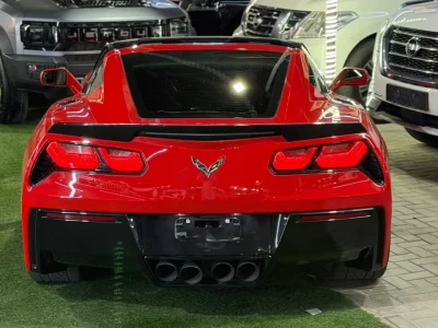 شيفروليه كورفيت C7 ستينغراي Z51 1LT بلاك إيديشن موديل 2019 محرك 6.2L V8
